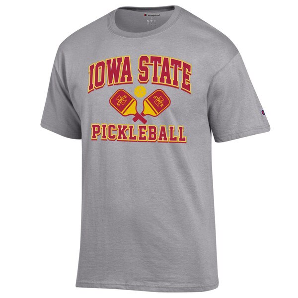 Champion® Iowa State Pickleball Gray T-Shirt